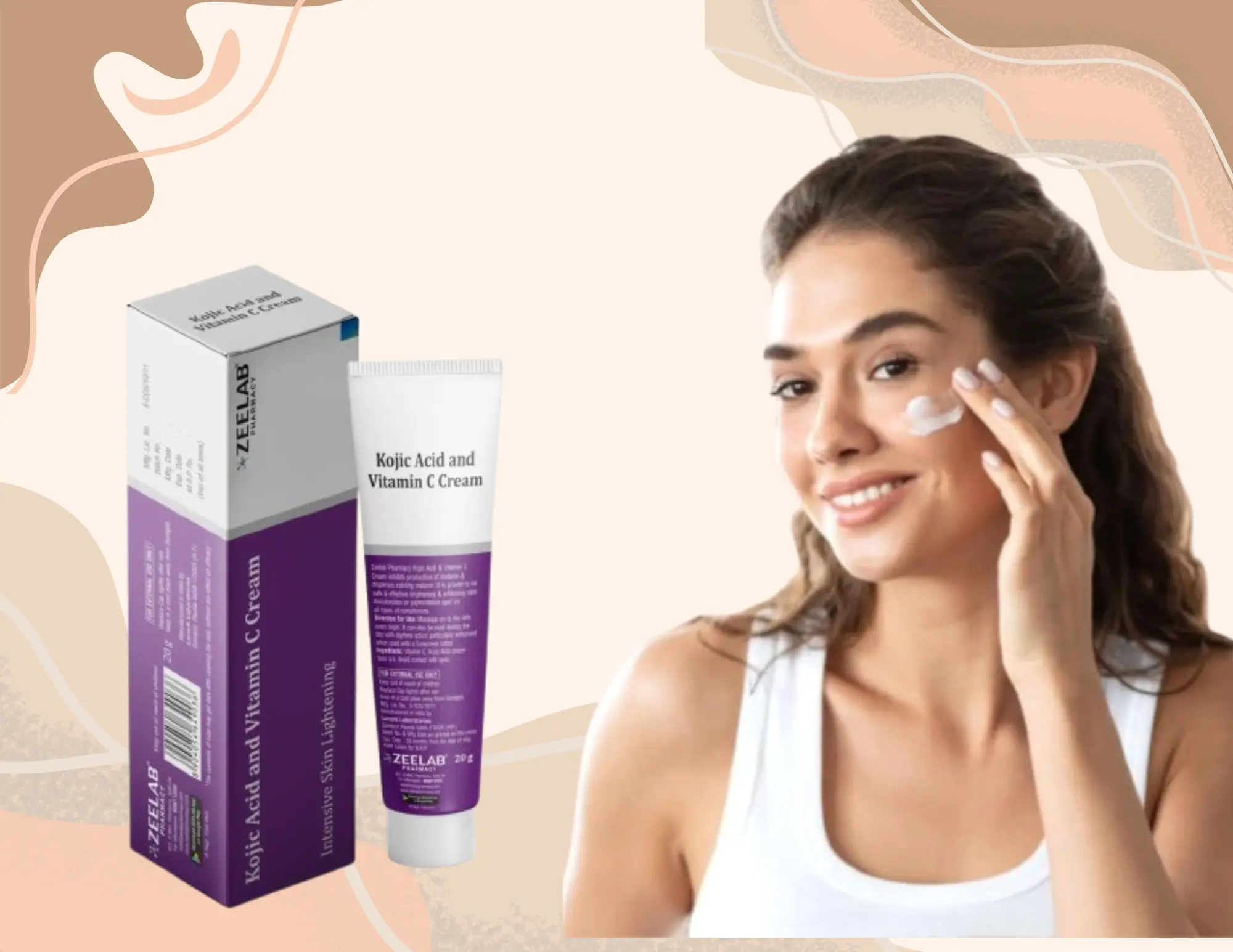 Zeelab Kojic Acid and Vitamin C Cream